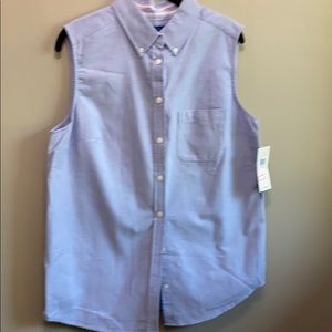 Karen Scott sleeveless shirt size (L)